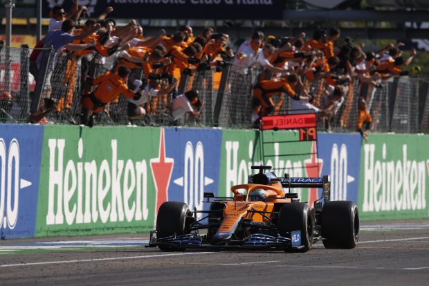 Ricciardo logró un triunfo histórico para McLaren